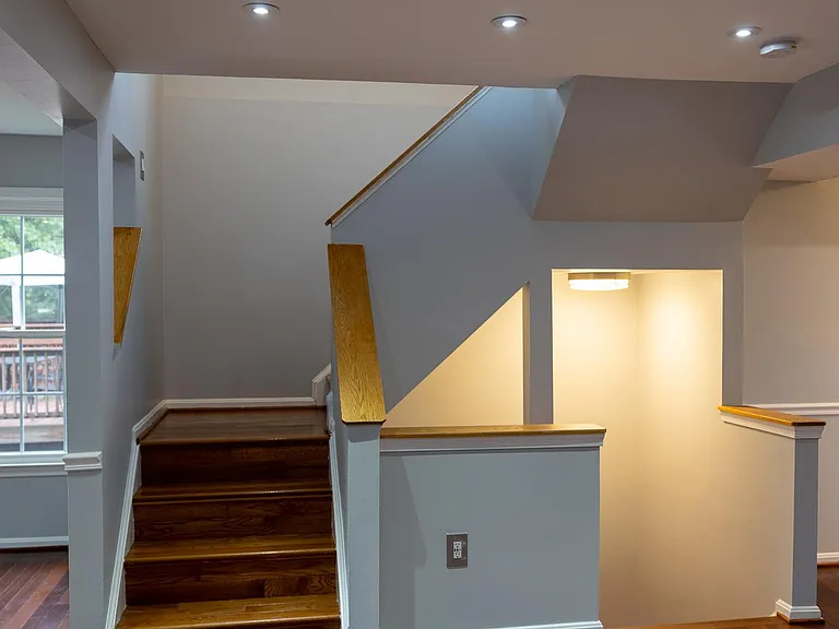 Stairs up and down.