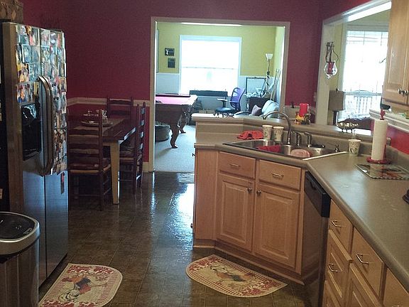 from kitchen towards G-room