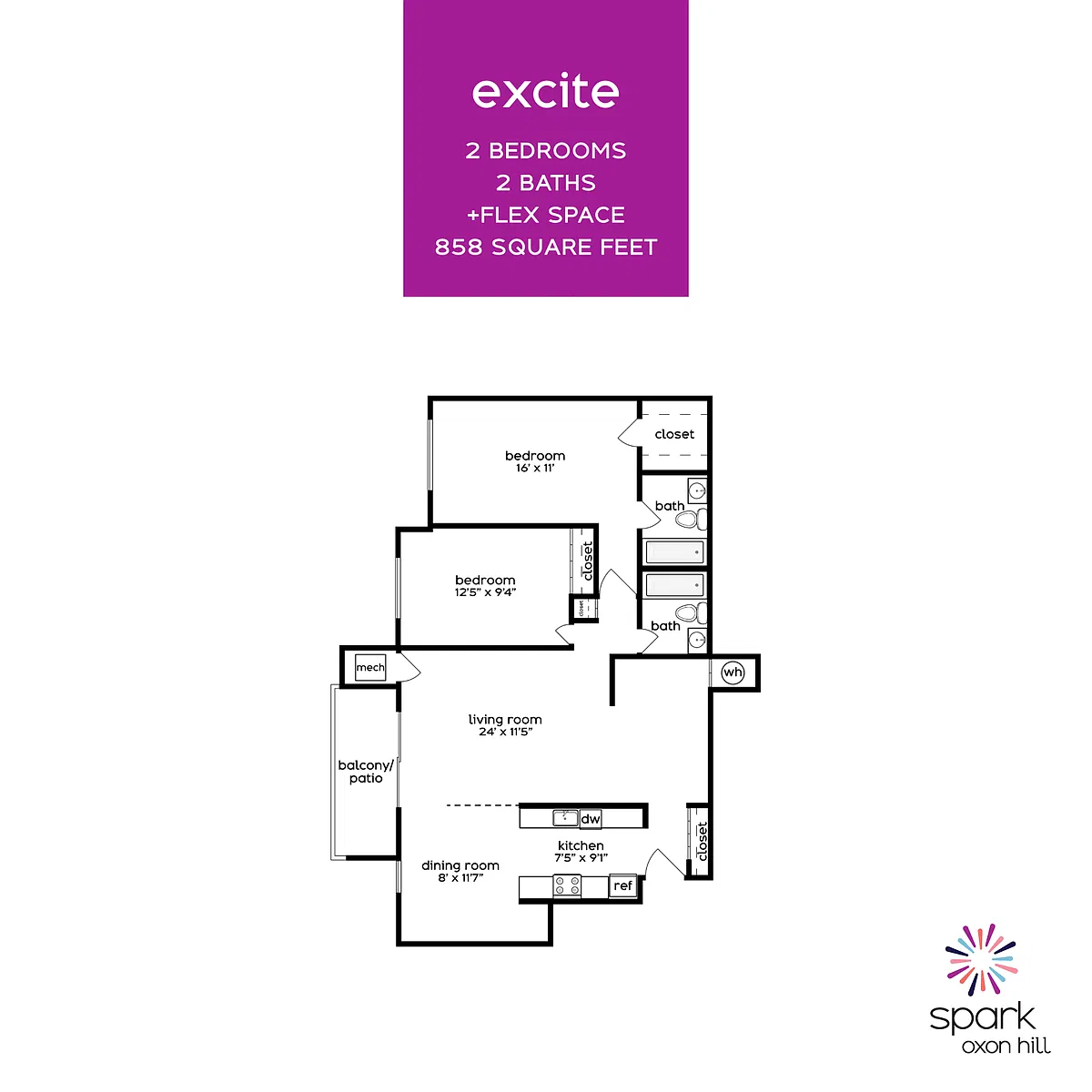 Floor plan Excite