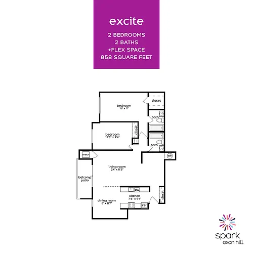 Floor plan Excite