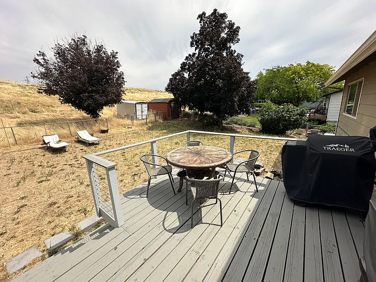 Terrace looking South (Traeger pellet BBQ)