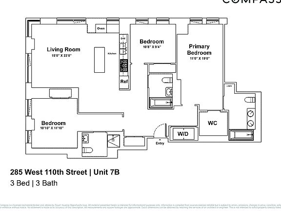 2nd image of 285 W 110th St APT 7B
