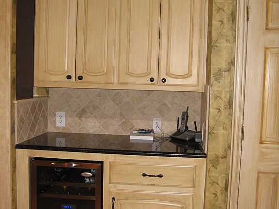 Wine Fridge in Kitchen