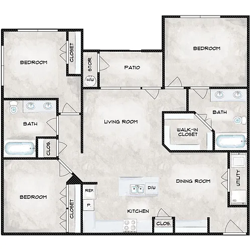 Floor plan C1