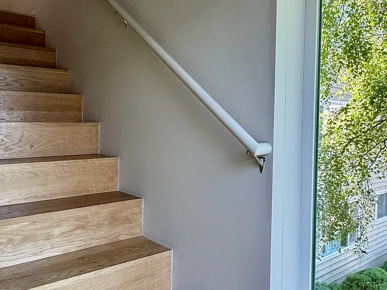 Stairs connect each floor