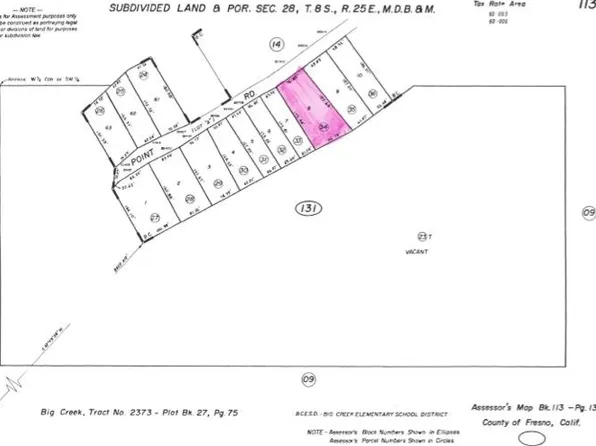 55362 Point Rd, Big Creek, CA 93605