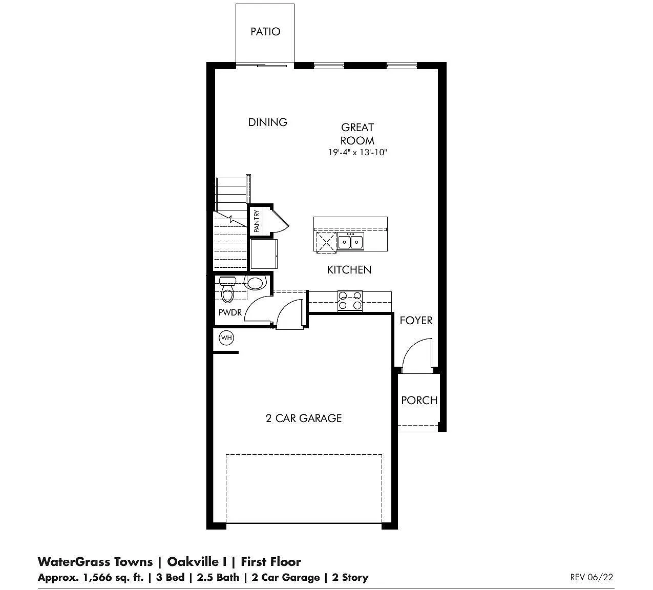 3 bed, 2.5 bath, 1566 sqft, $2,199 — Photo 2