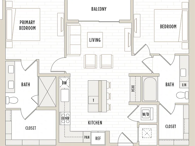 B2.3 | 2 Bed 2 Bath B2.3 | 2 Bed 2 Bath