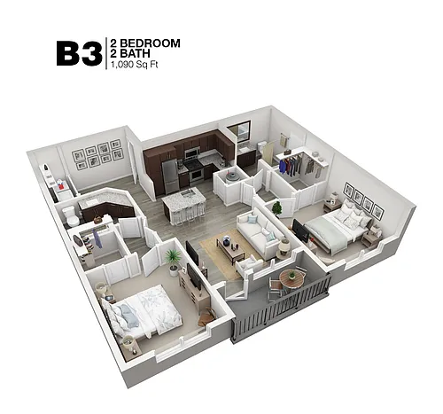Floor plan B3