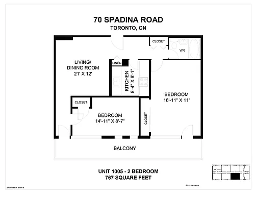 Floor plan 2 Bedroom