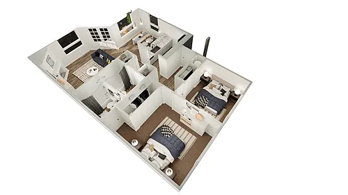 Floor plan 2X2