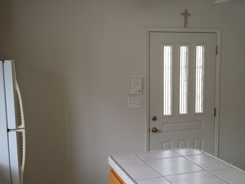 From the kitchen to the front door.