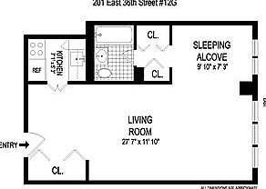 5th image of 201 E 36th St APT 12G