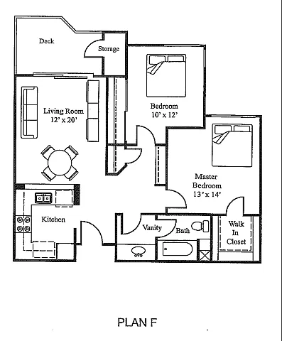 Floor plan Plan F