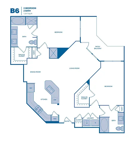 Floor plan B6