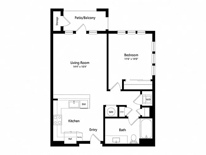 Floor plan A2 AFF