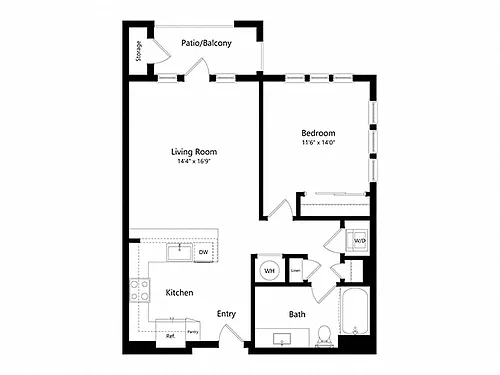 Floor plan A2 AFF