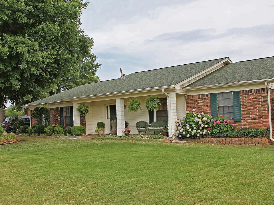 Front view and lawn