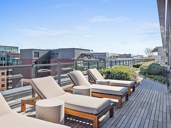 Outdoor terrace located on the rooftop.