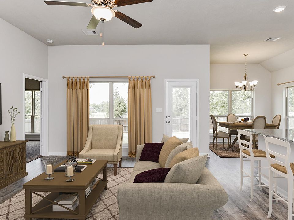 Dexter 1 Furnished Living Dining Area