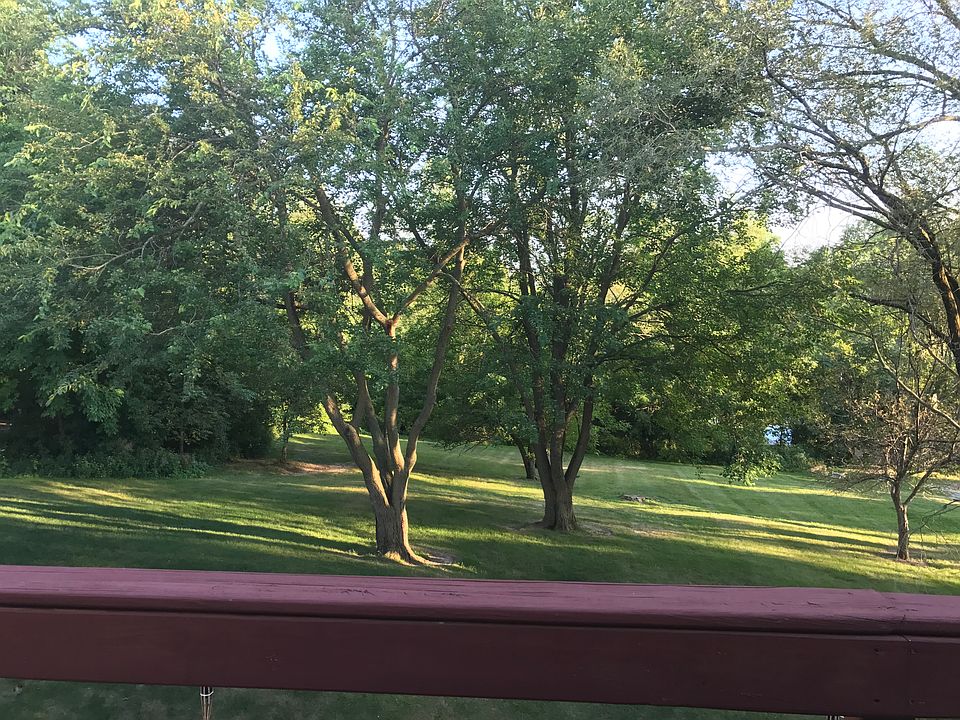 Park-like view behind unit