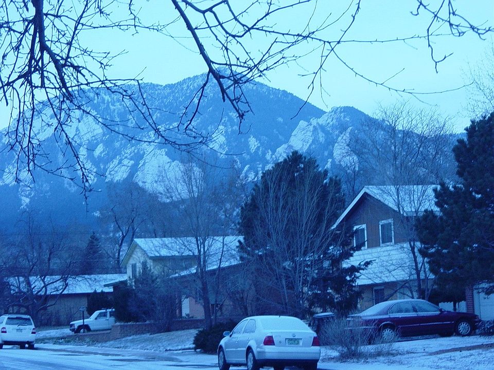 Winter view from front yard