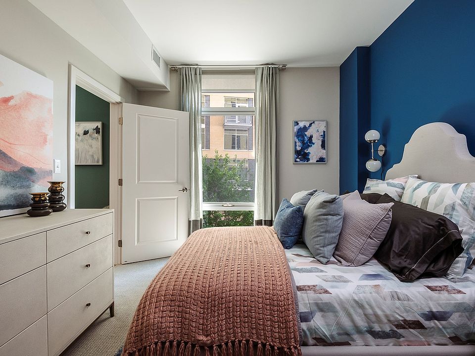 Model apartment bedroom