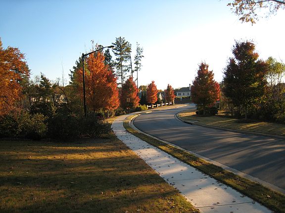 View from house to entrance