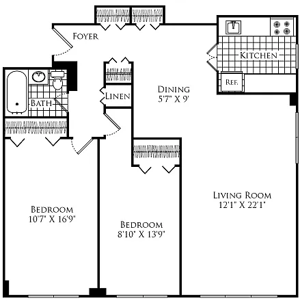 Floor plan The Chilton