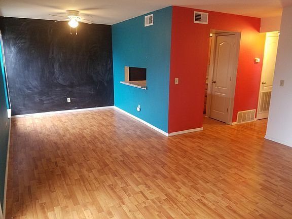 Chalk board wall in dining room 