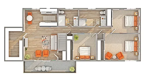 Floor plan Douglas