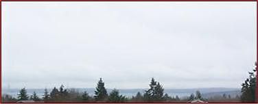 View on a cloudy day