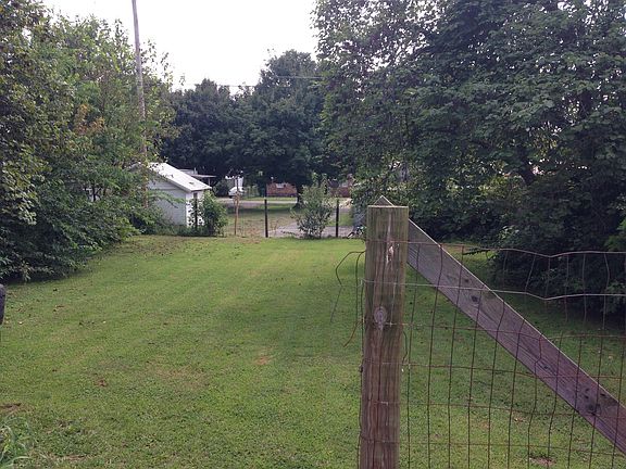 Frenced in backyard
