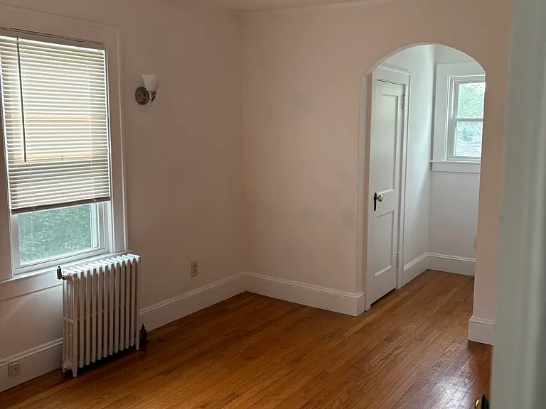 Bedroom one. Two closets in alcove.