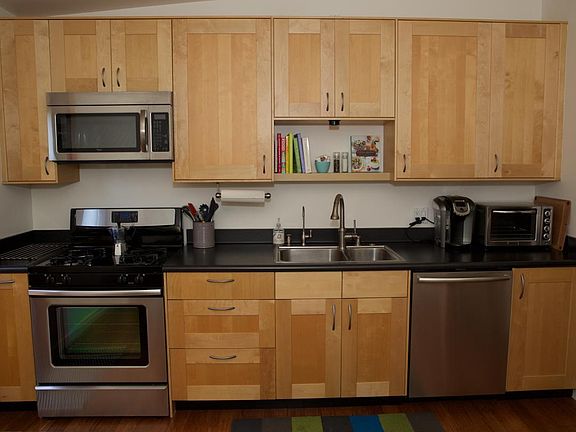 A full gourmet kitchen with everything you need to prepare a