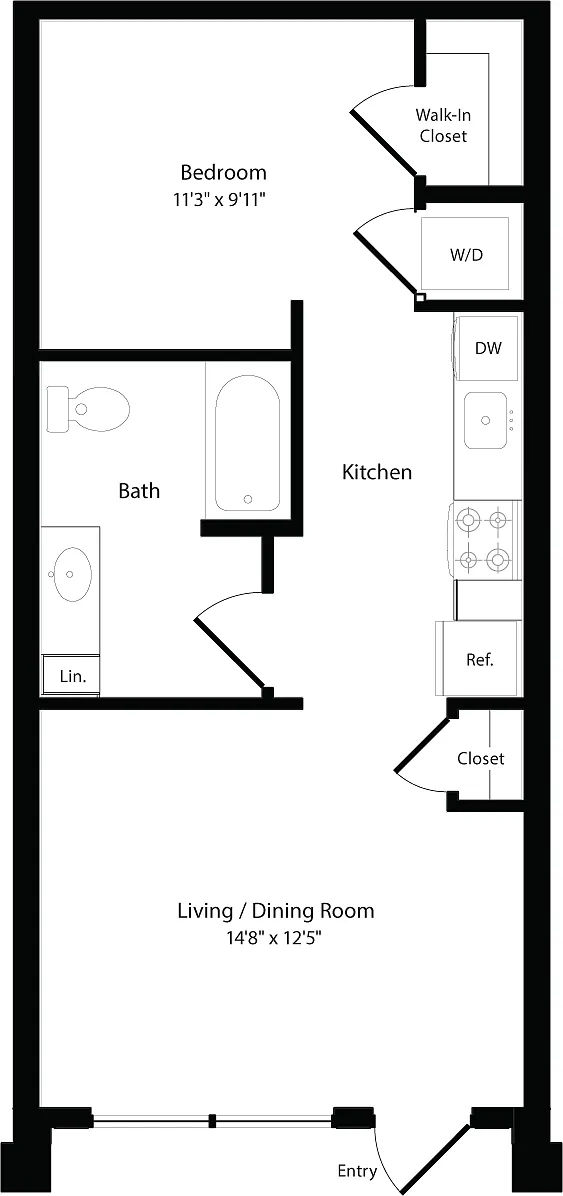 Floor plan LW2 East- Floor 1