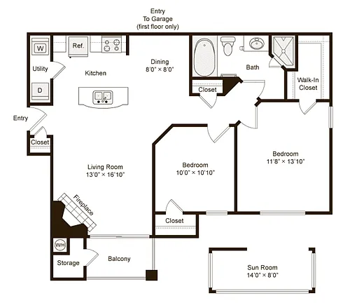 Floor plan B1R