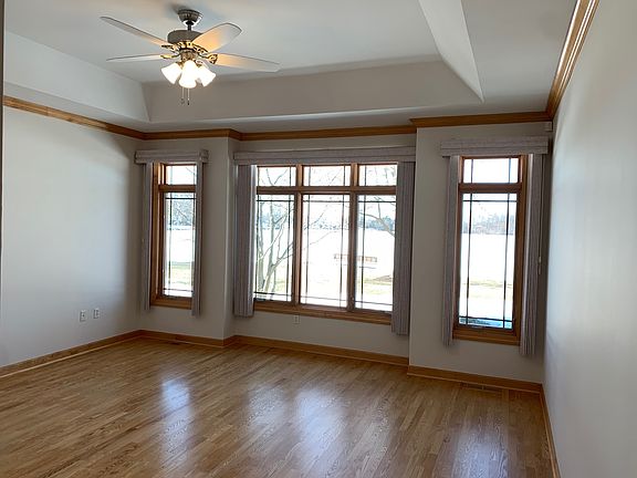 Lakeside master bedroom