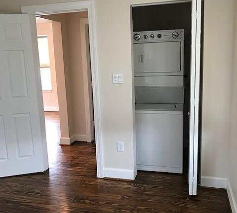 Bedroom with Laundry Closet