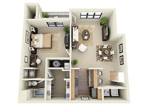 Floor plan The Charleston