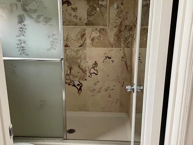 Master bathroom with shower