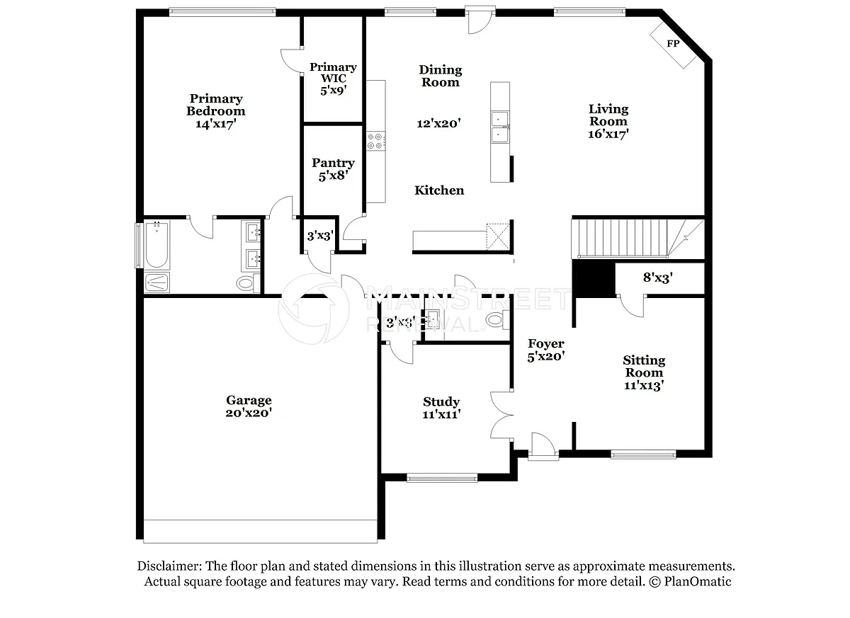 Floor Plan - 1433 Pheasant Run Trl