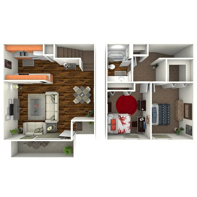 Floor plan 2X1 B