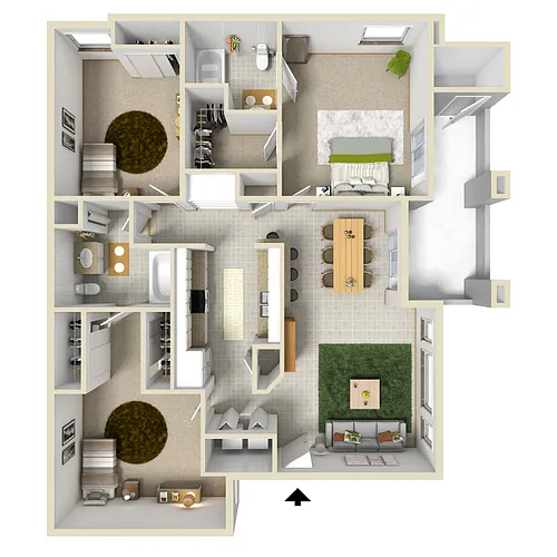 Floor plan Big Bear