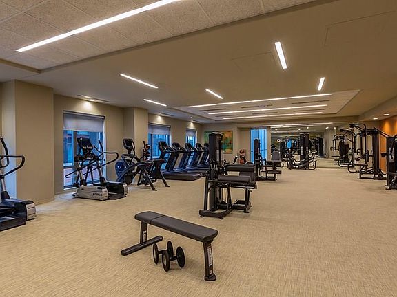 1,800 SF fully loaded strength & cardio facility.