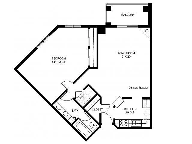 Floor plan 1C