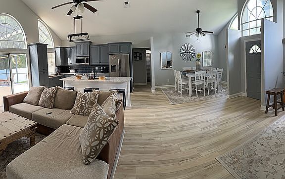 Open floor plan 