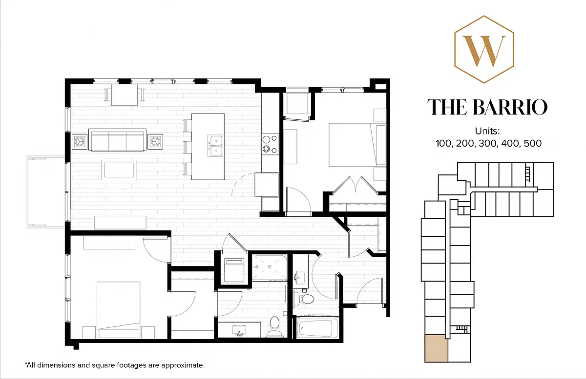 Floor plan The Barrio