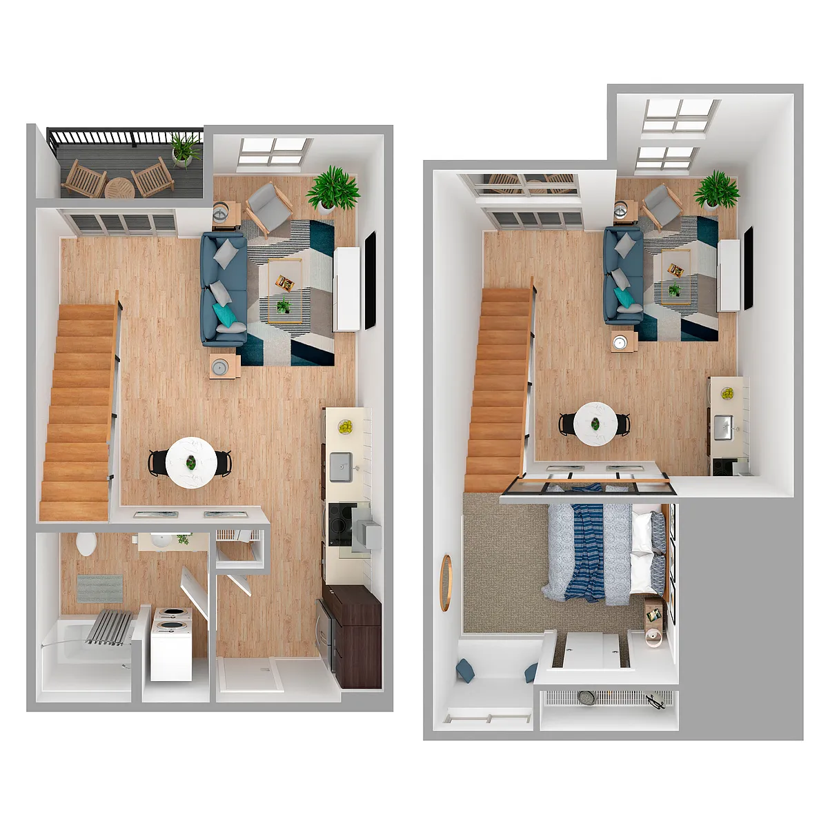 Floor plan 1x1 Loft - a88.1