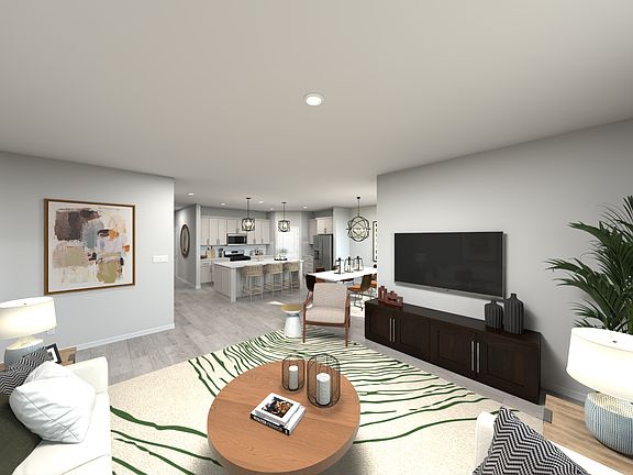 Great Room in the Walker floorplan.